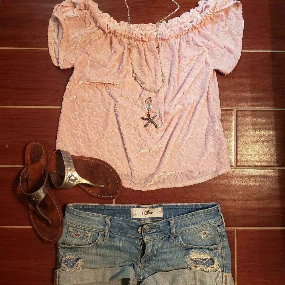 Hollister Pink Crop Top